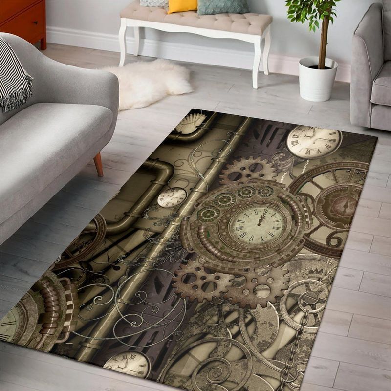 Steampunk Design Music Rug Livingroom And Bedroom Home Decor Floor Decor Halloween Gift