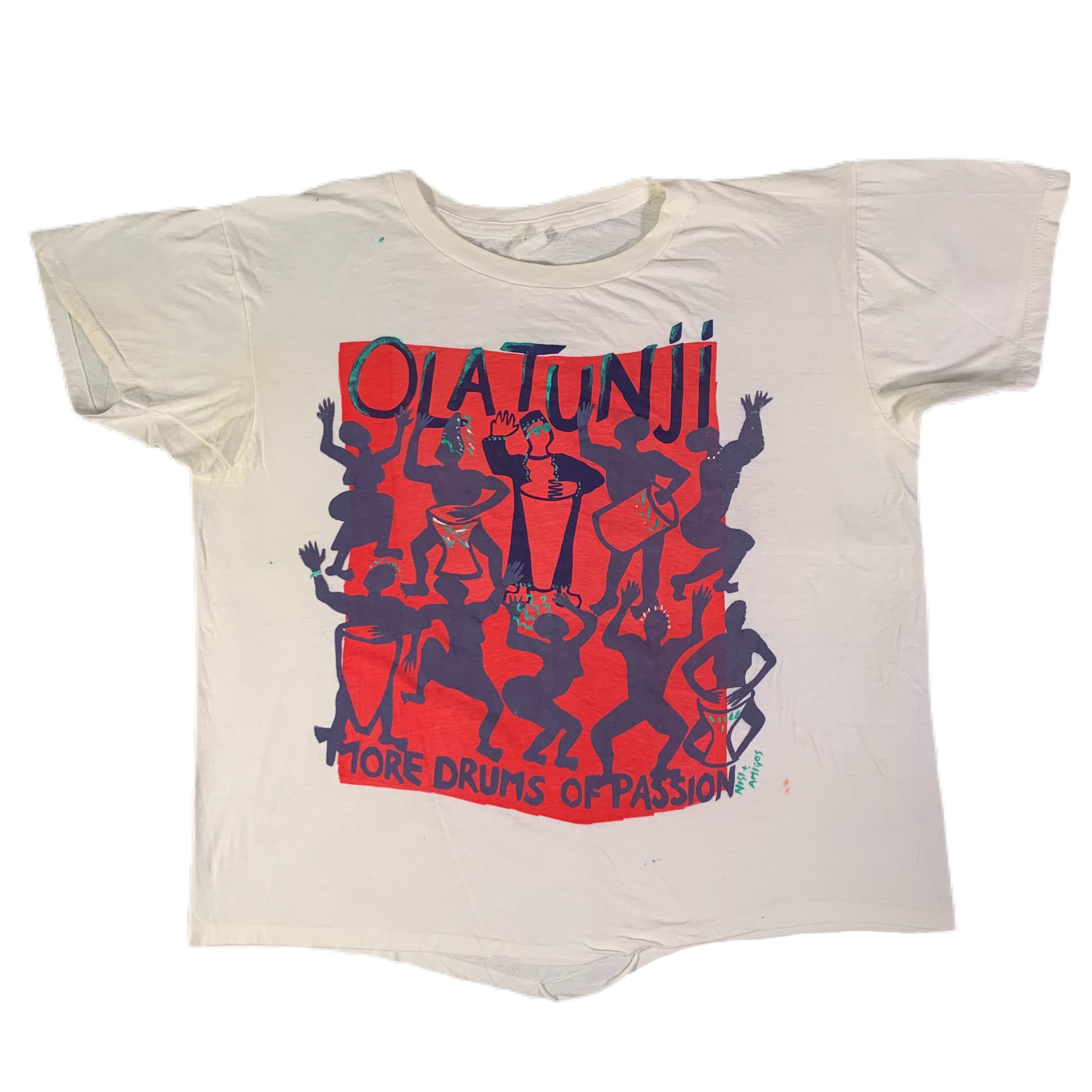 Vintage Olatunji “Hand Painted” T-Shirt