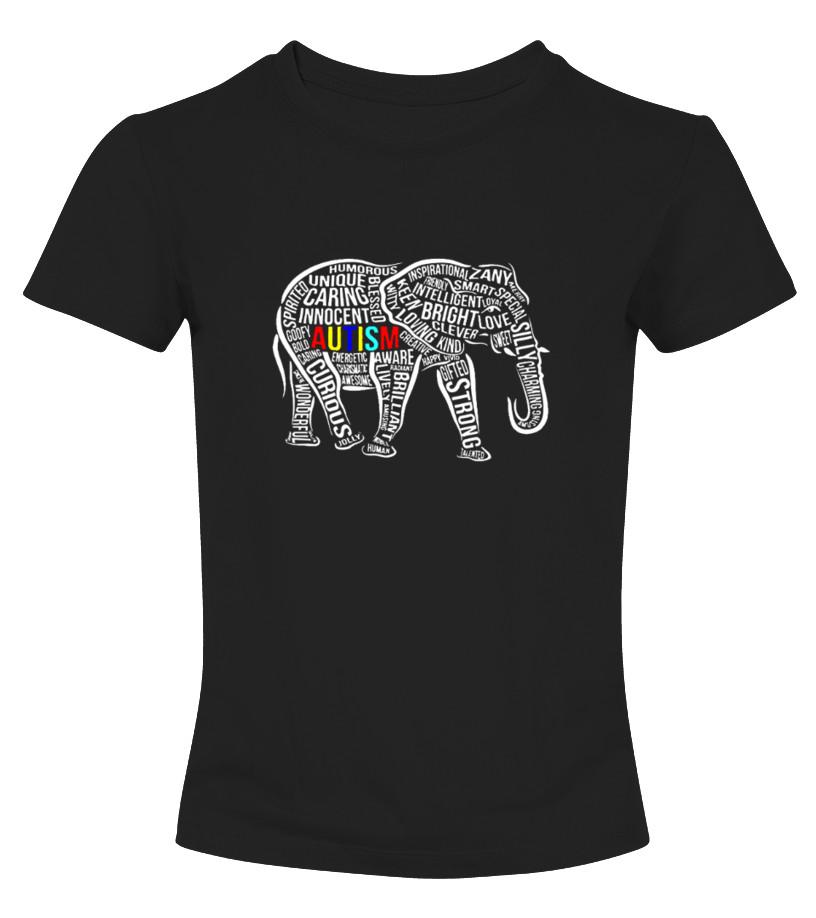 Autism Awareness Elephant T Shirt T Shirts C-Bg4Fy