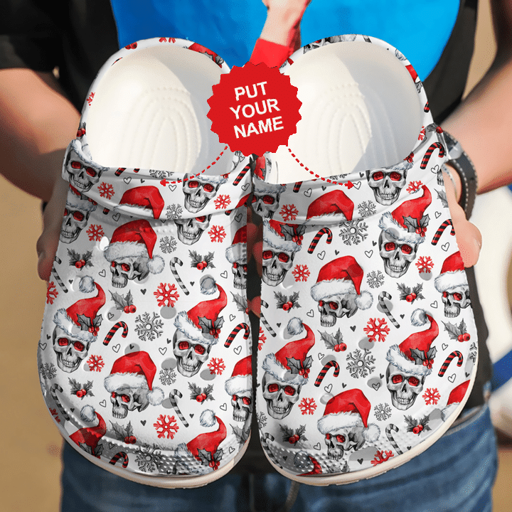 Skull Clogs – Skull Heaven Christmas Clog Shoes