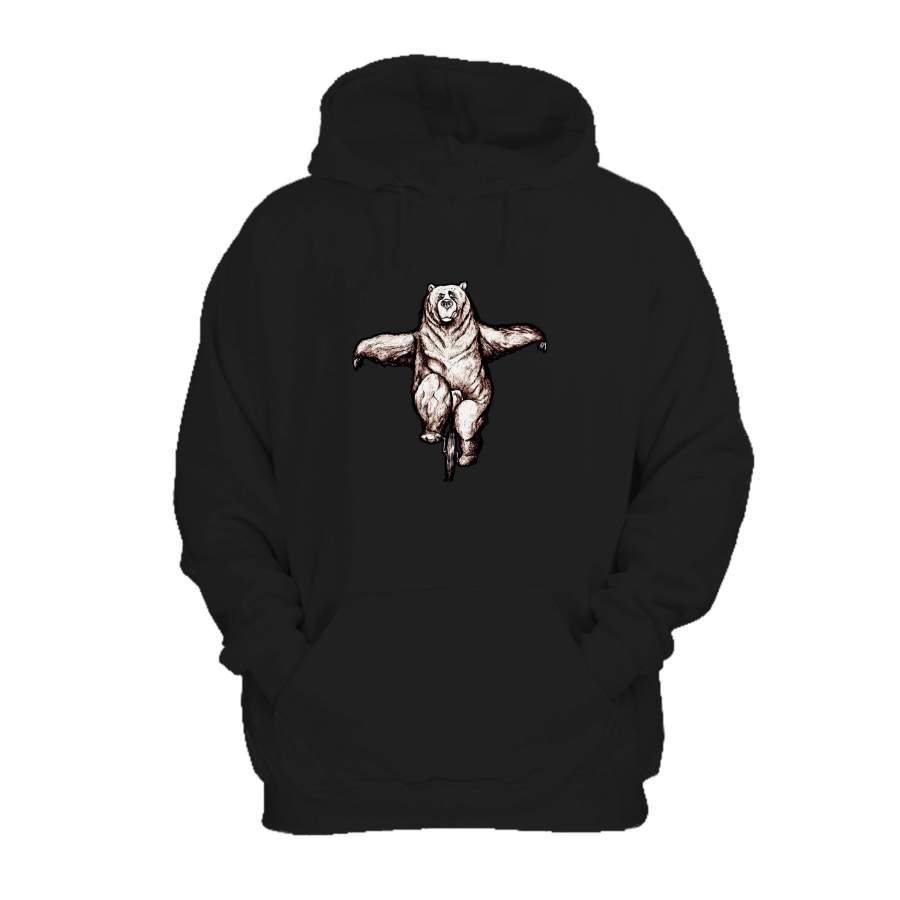 Polar Bear Illustration Animal Art Birthday Gift Hoodie