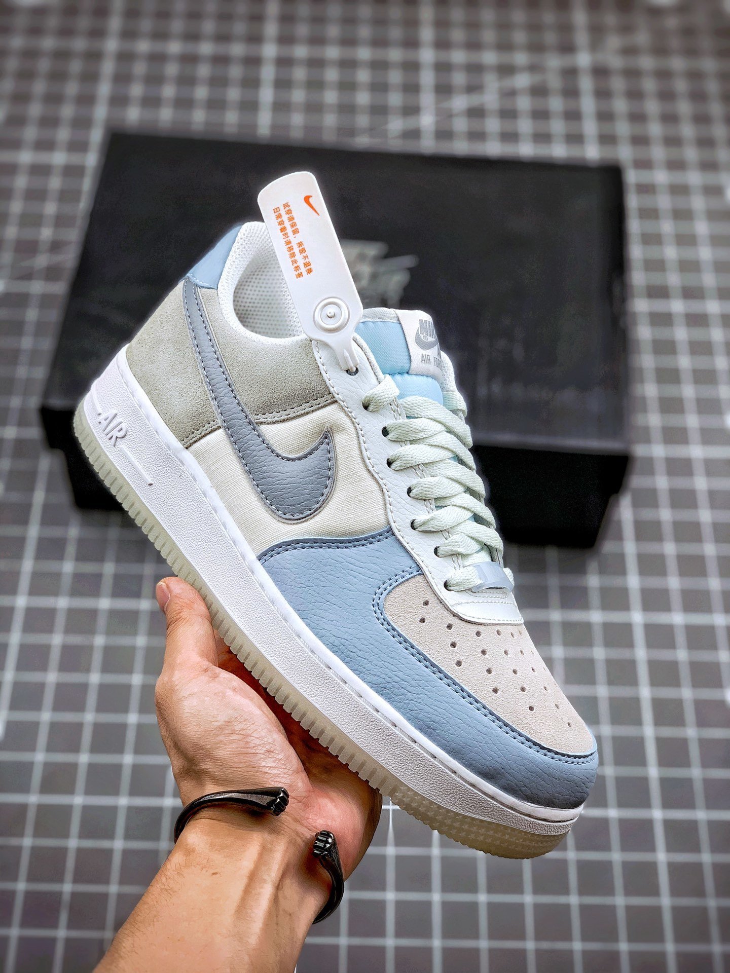 Nike Air Force 1 Low Light Armory Blue Obsidian Mist 5340294