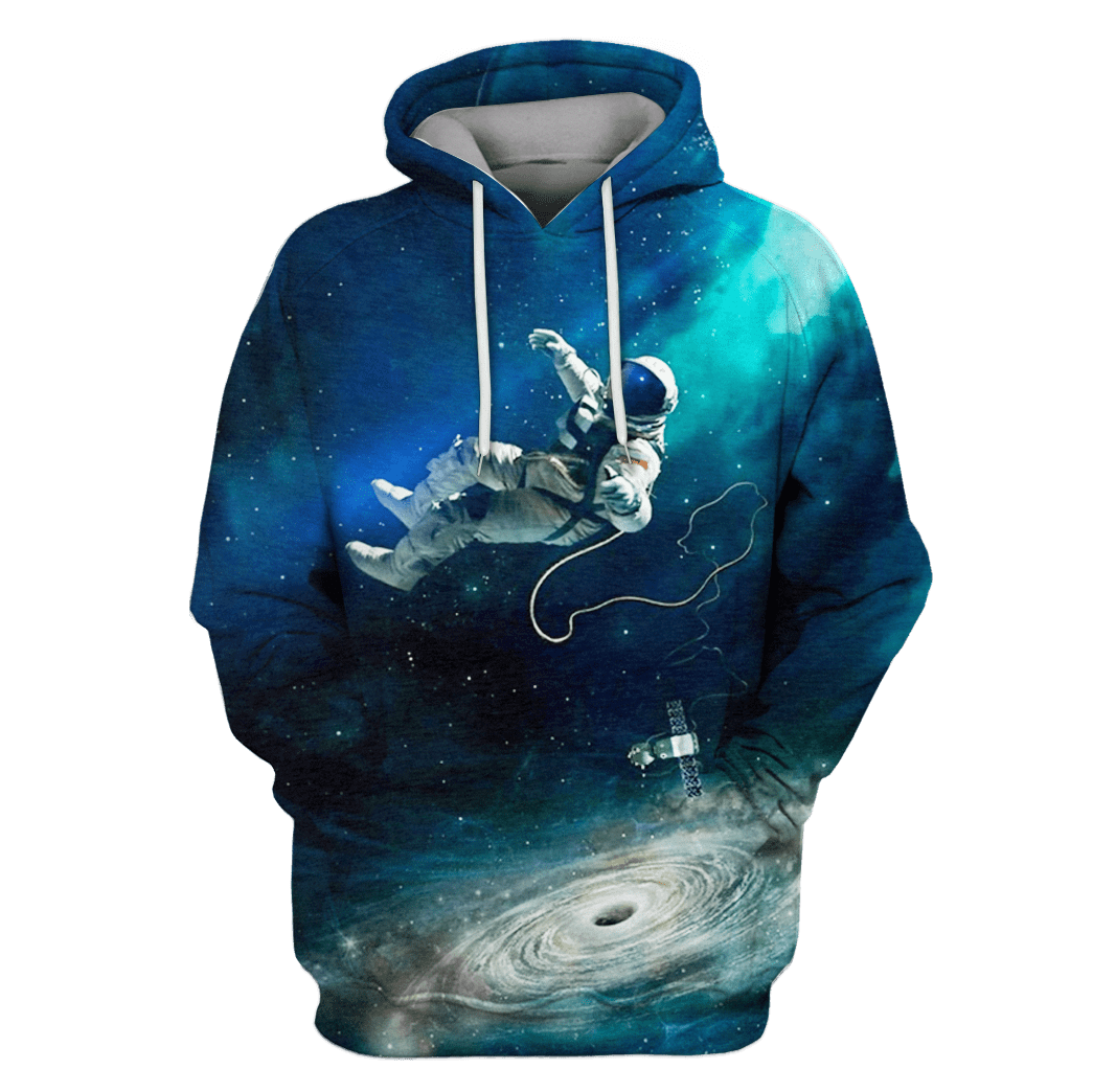 Astronut Floating Away Into Space Custom T-Shirt – Hoodies Apparel
