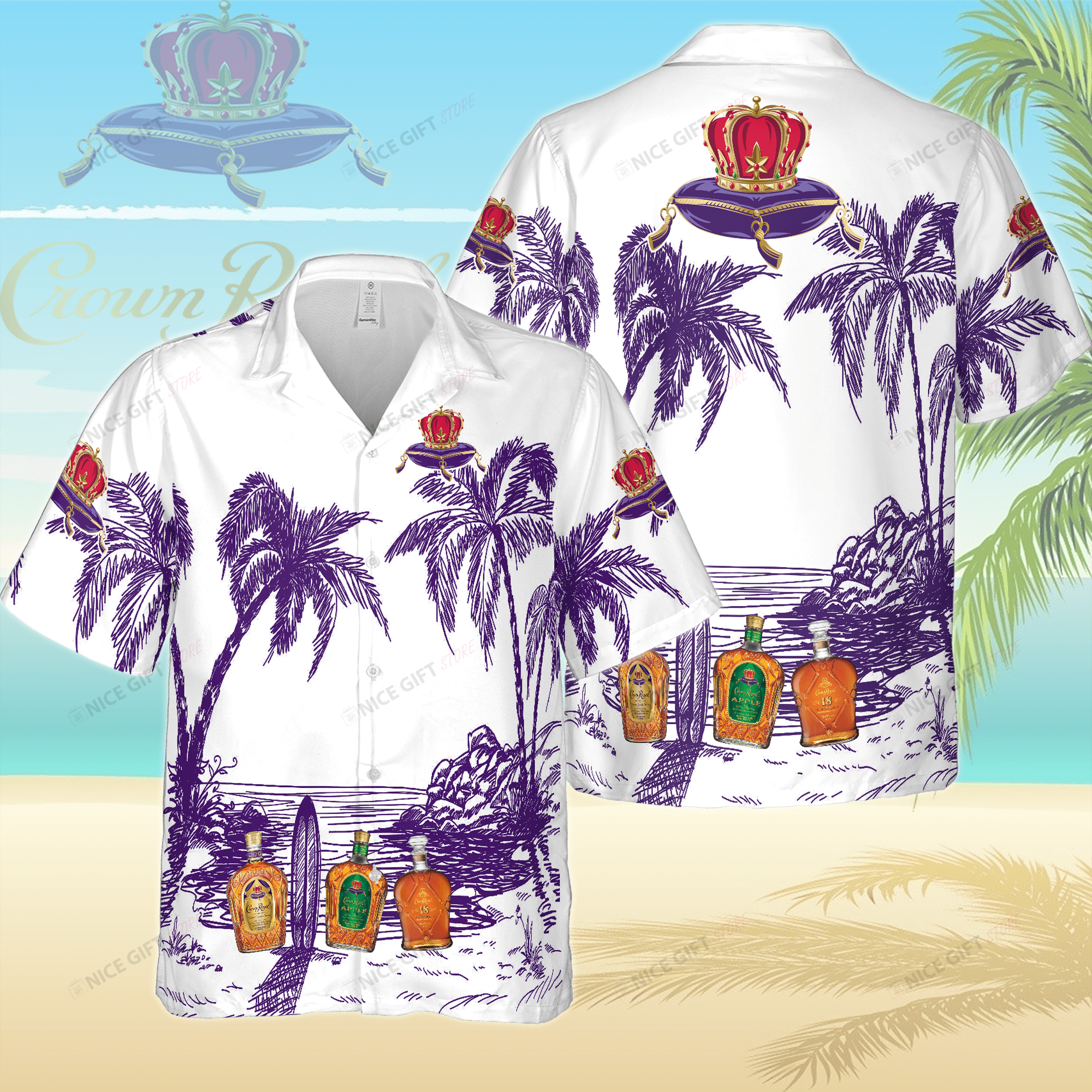Crown Royal Hawaiian Shirt 3Hs-G0Y2