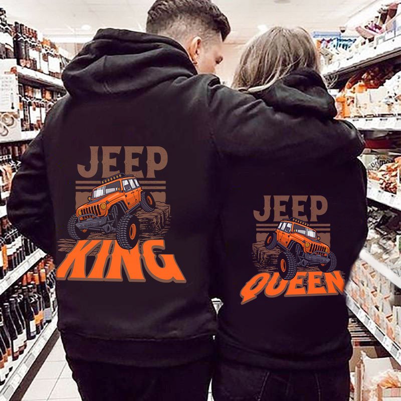 Valentine’S Gift Jp King And Queen Couple Classic Hoodie #Dh