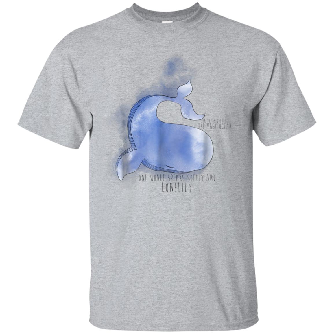 Whale in the middle of the vast ocean T-shirt