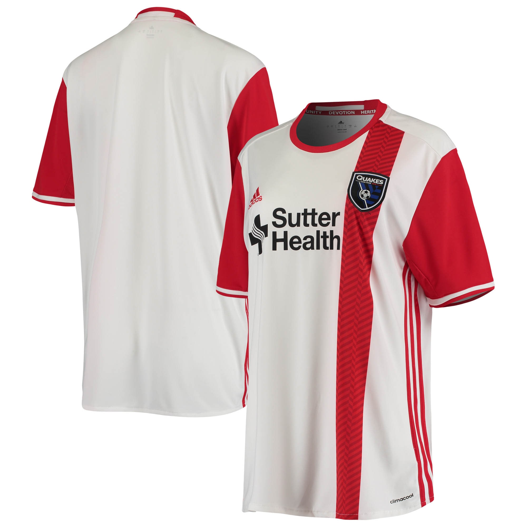 San Jose Earthquakes Women's 2016 Replica Away Jersey – White