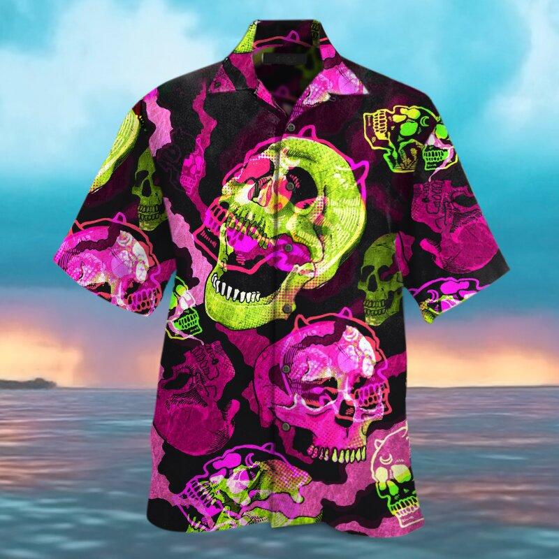 Skull Hawaii Shirt For Men Women Adult Ha32442