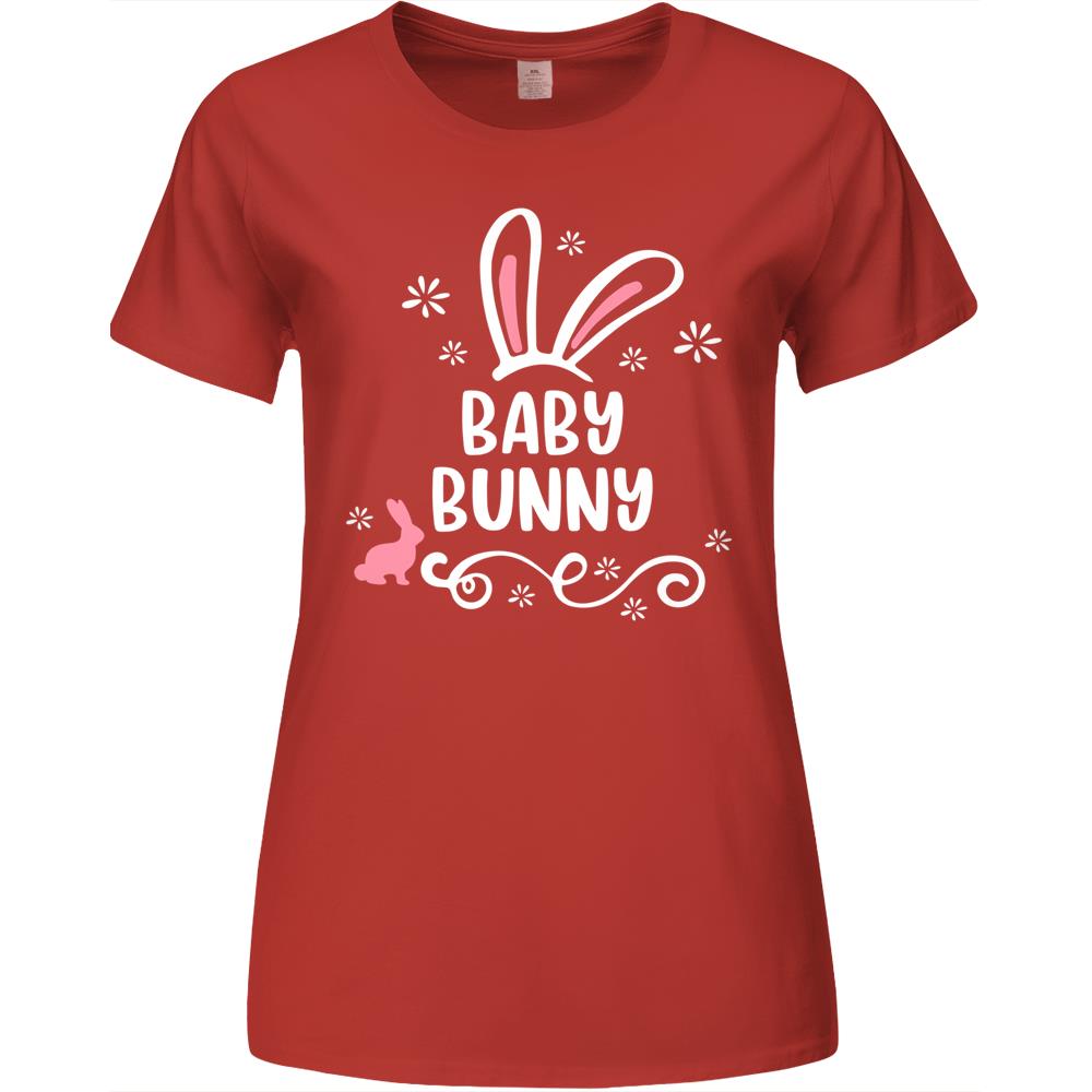 Baby Bunny Funny Matching Easter Bunny Egg Hunting Premium Womens Tshirts