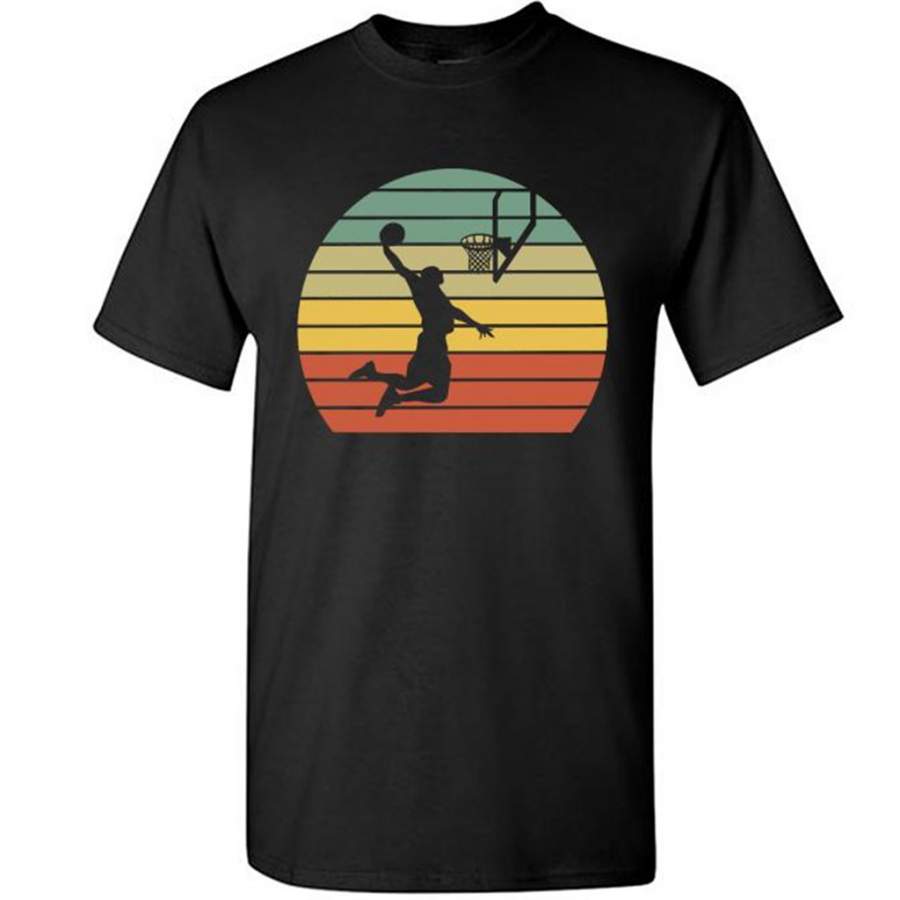 Vintage Retro Basketball Dunk – Gildan Short Sleeve Shirt