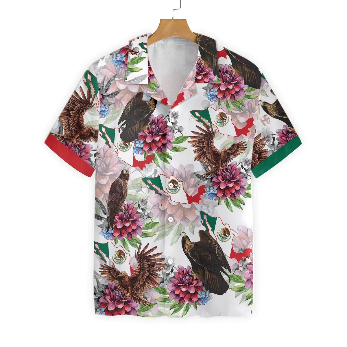 Mexico Proud Dahlia Golden Eagle Hawaii Shirt For Men Women Ha43487