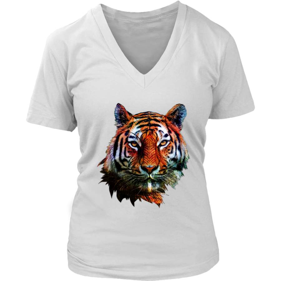 Tiger Women T-Shirt – Animal Face T-Shirt