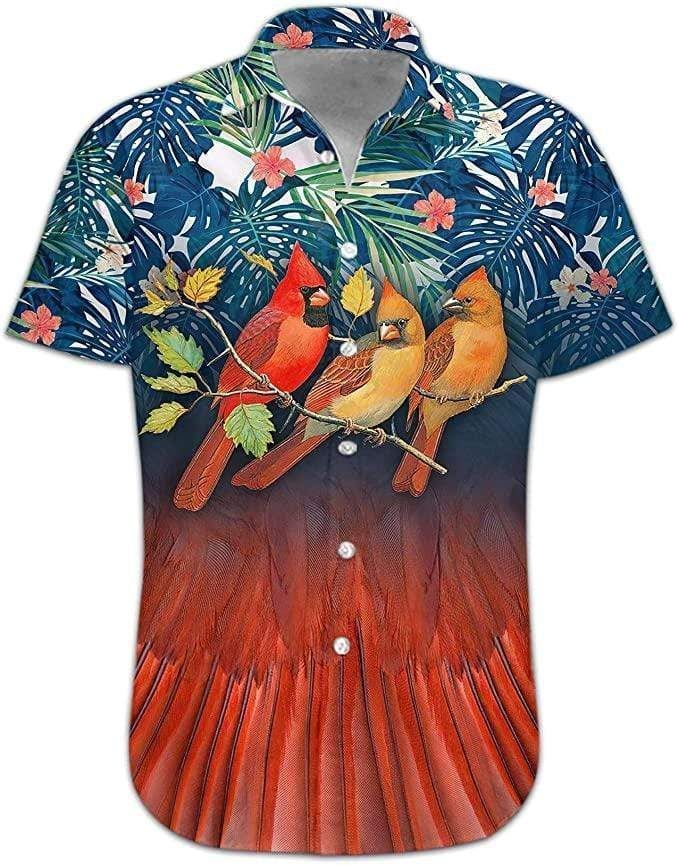 Cover Your Body With Amazing Cardinal Tropical Summer Vibe Unisex Hawaii Aloha Shirts Dh Ha83216