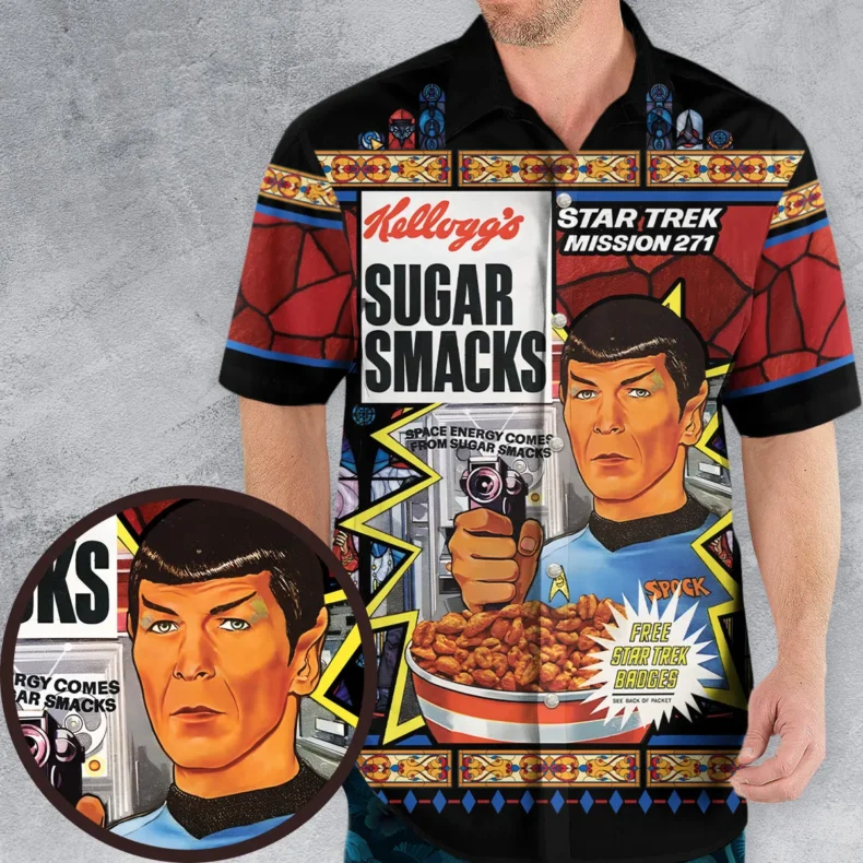 Sugar Smacks Star Trek Hawaiian Shirt