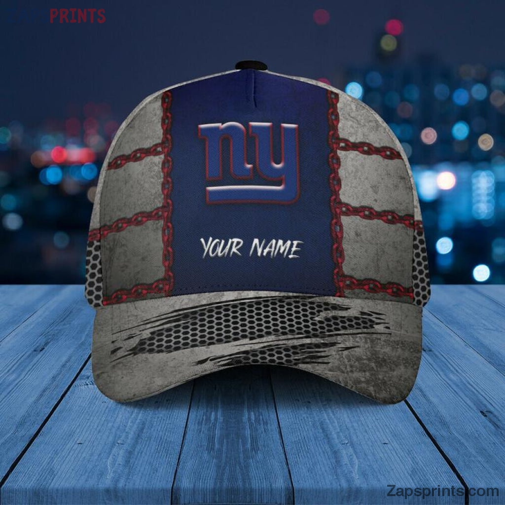 New York Giants V2 Custom Name 3D Classic Cap Gift For Fan Football Lovers