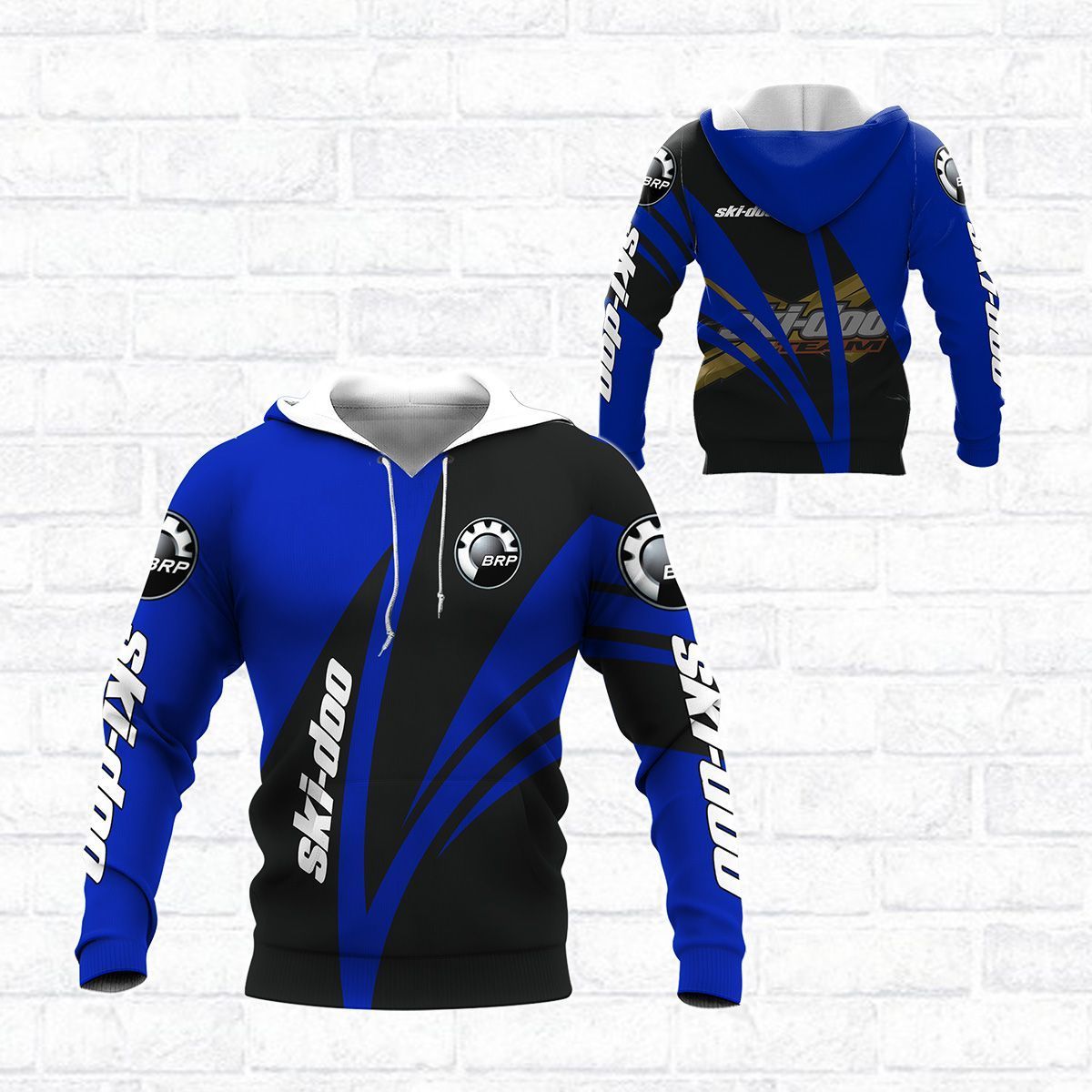 3D All Over Printed Ski-doo AN-LT Shirts Ver1 (Blue)