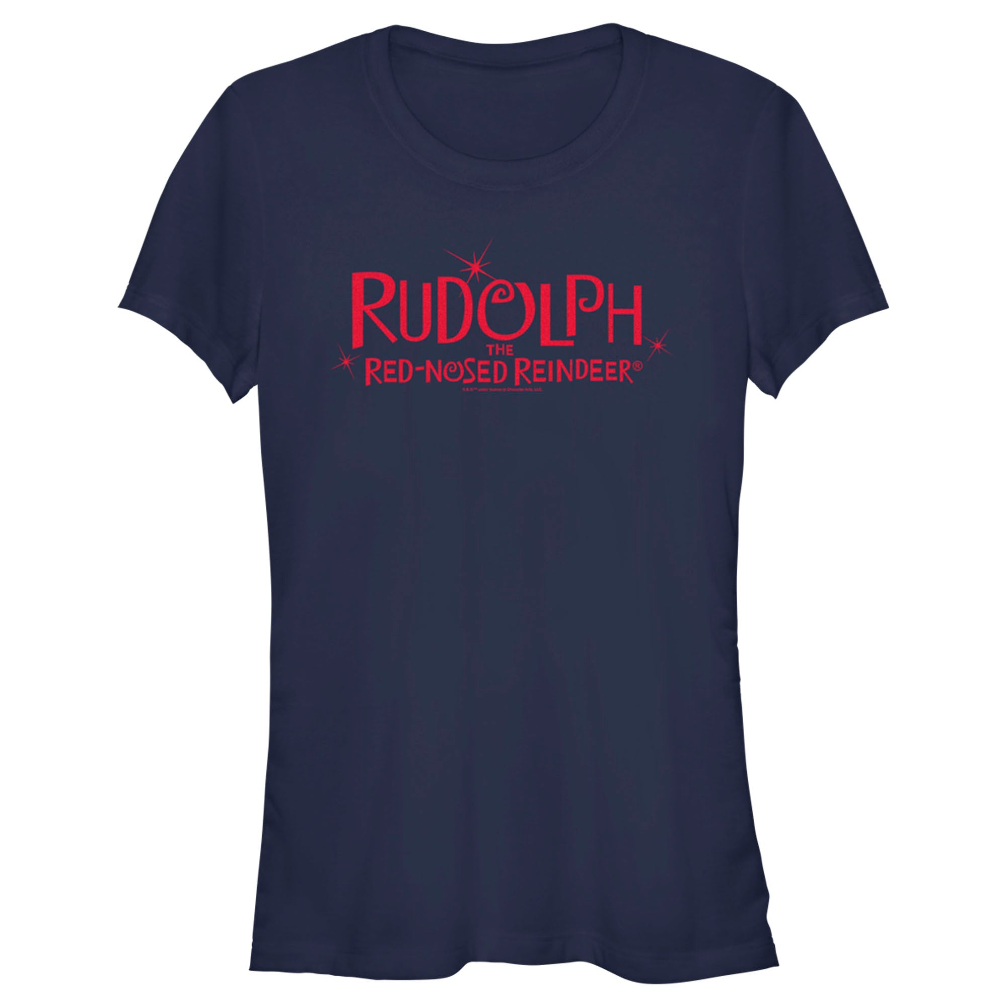 Rudolph The Red-Nosed Reindeer Junior’S Logo  T-Shirt