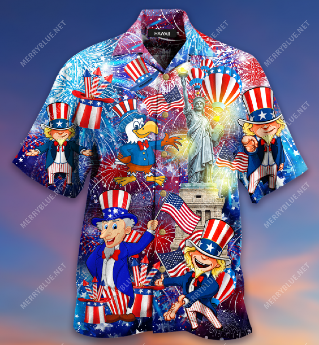 I Want You To Join In My Of July Party Uncle Sam Unisex Hawaii Shirt Ha60