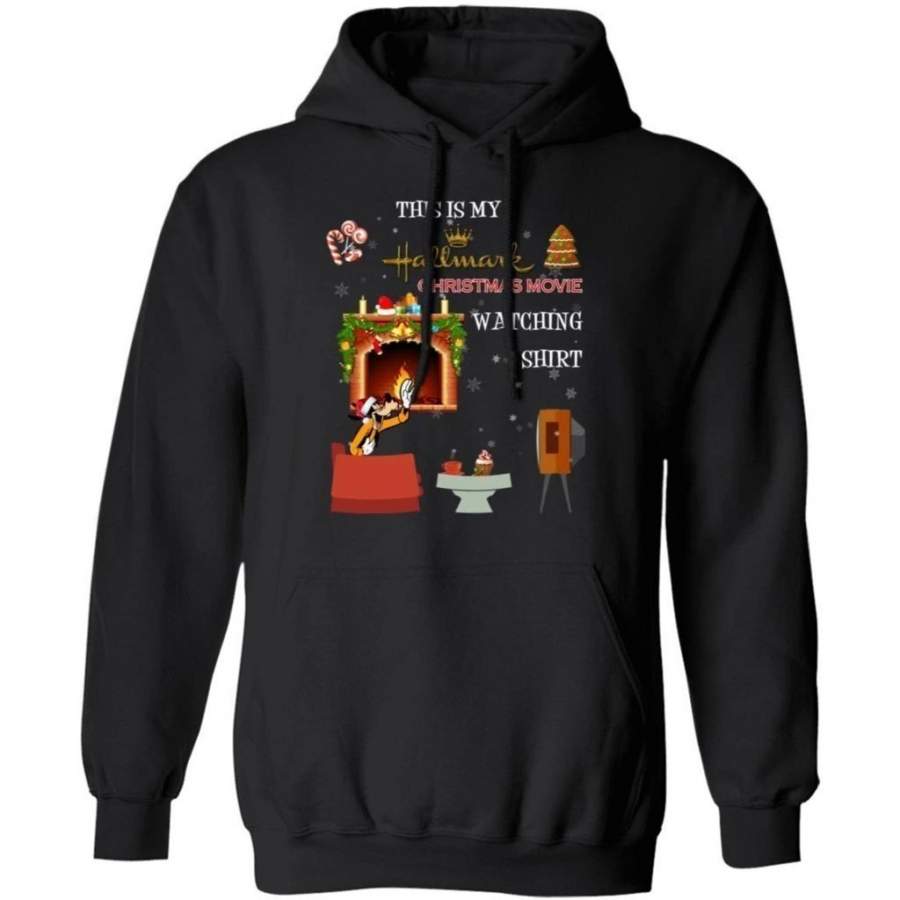 This Is My Goofy Hallmark Christmas Movie Watching Hoodie HA10