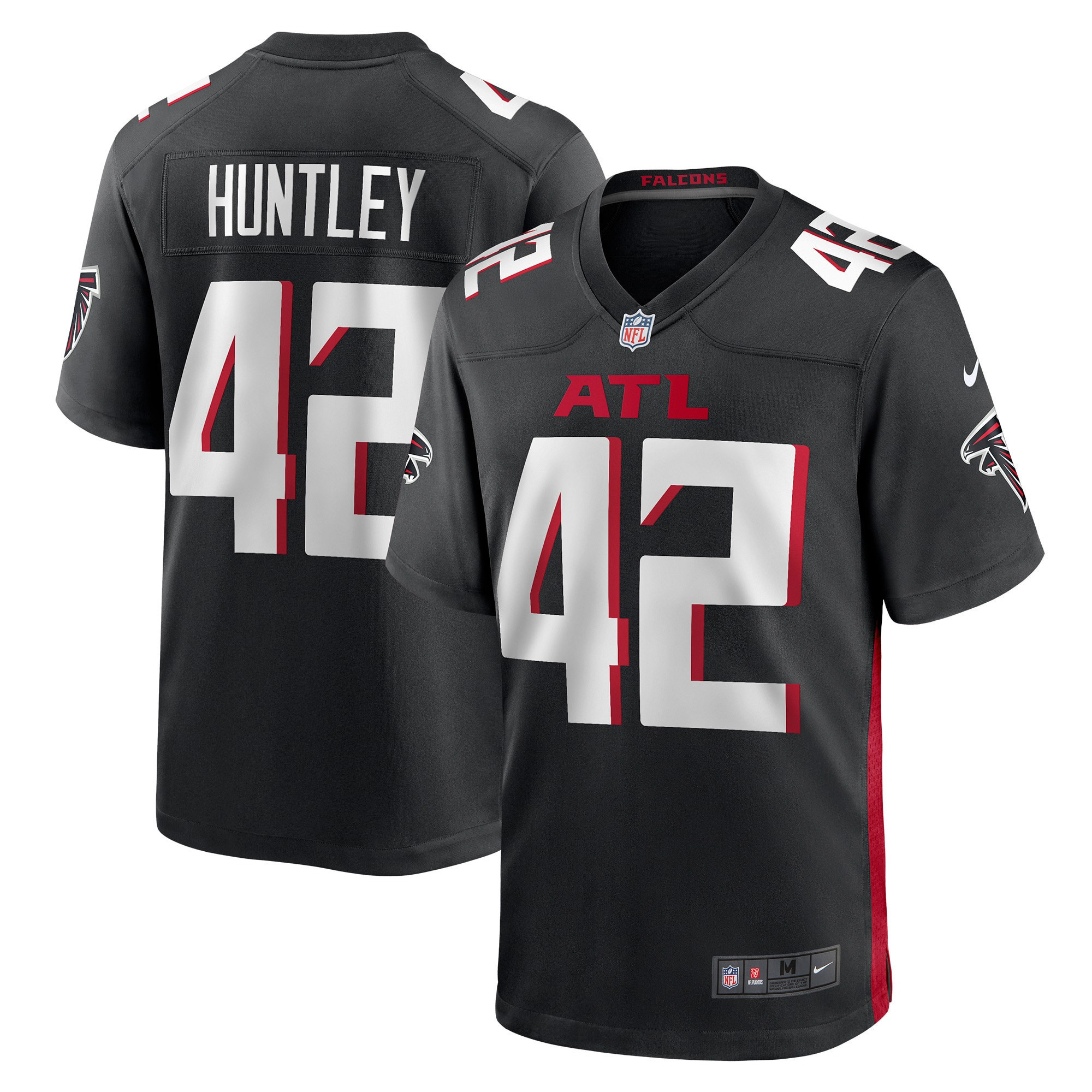 Caleb Huntley Atlanta Falcons Game Jersey – Black NFL