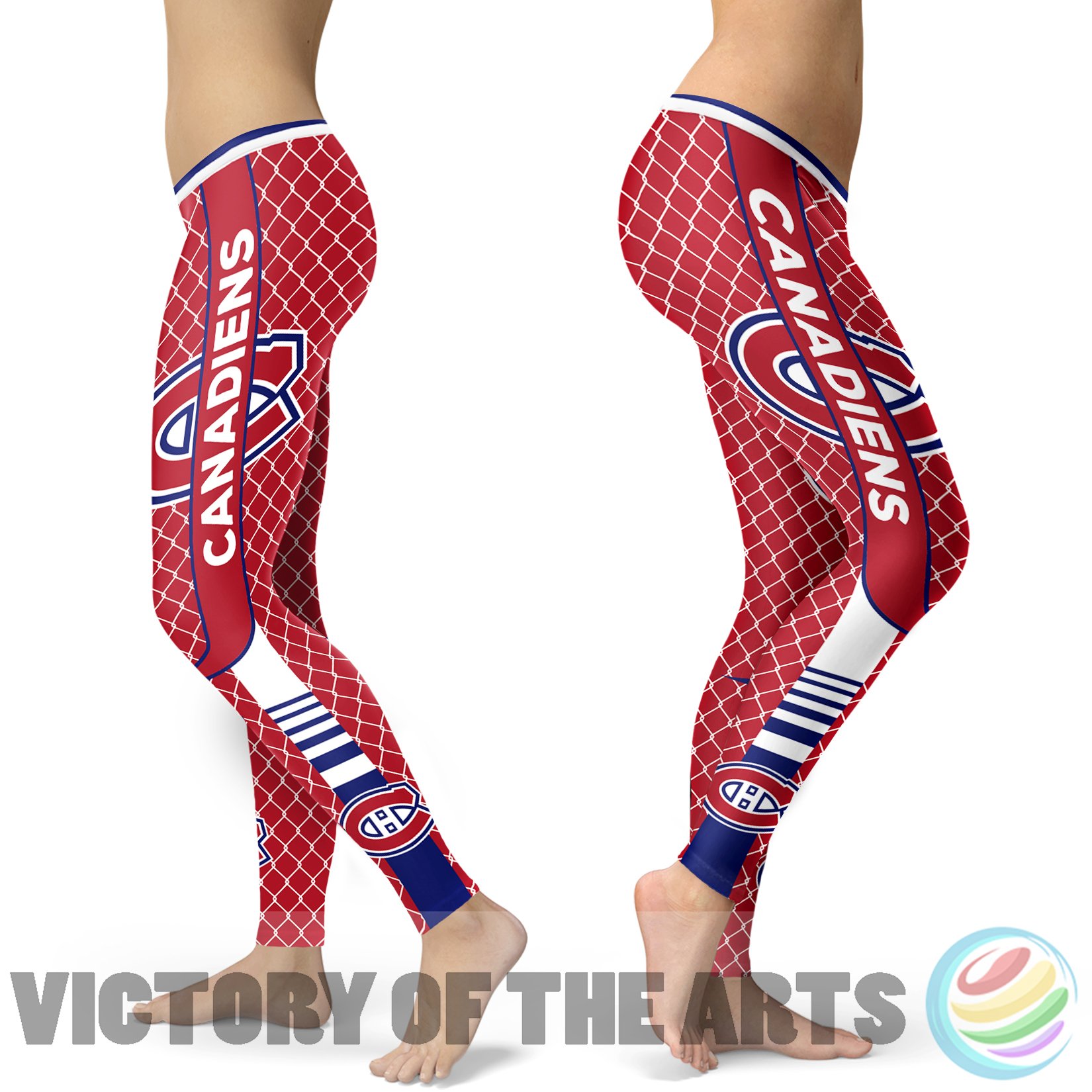 Amazing Line Circle Stylish Fashion Montreal Canadiens Leggings