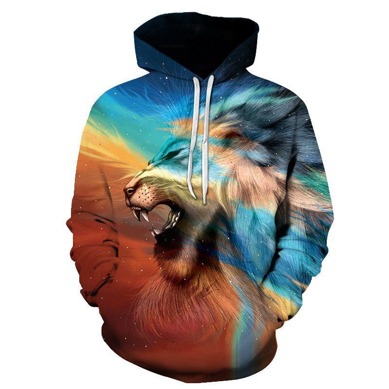 Tie Dye Cool Lion 3D All Over Print | For Men & Women | Adult | Ho2617