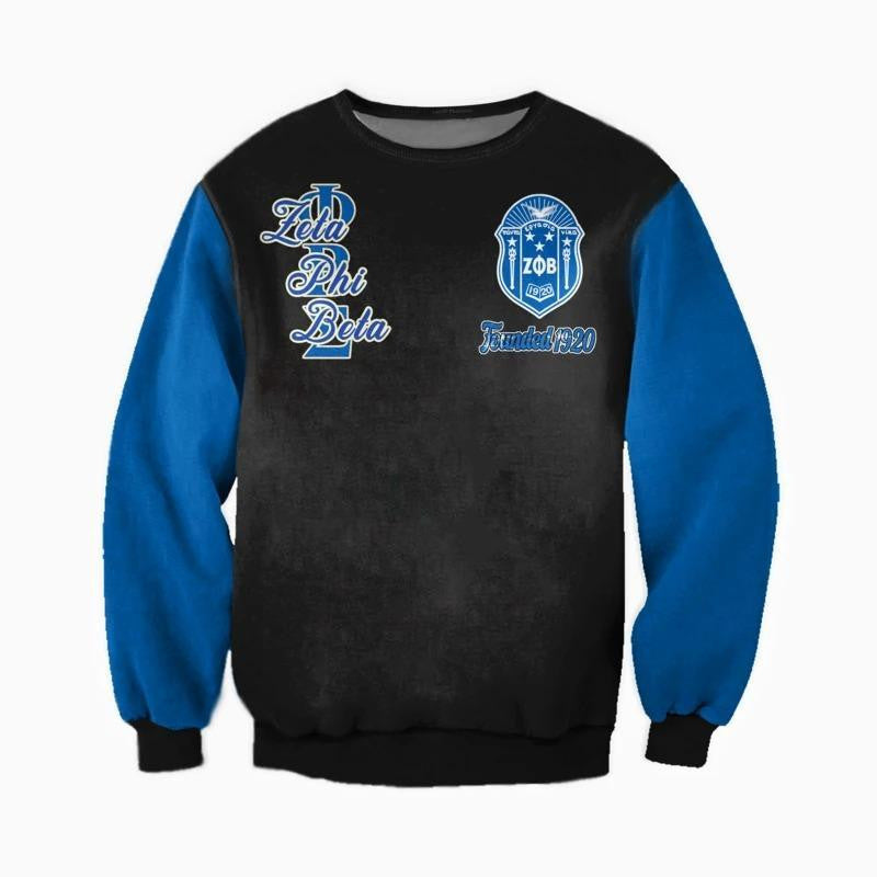 Sorority Sweatshirt – Zeta Phi Beta Beautiful Black Girl Crewneck Sweatshirt