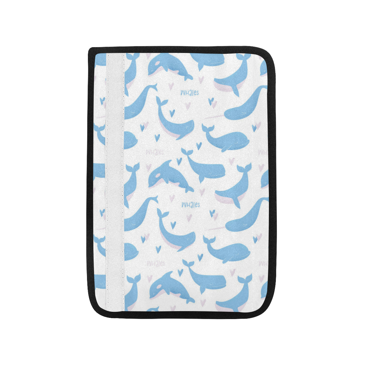 Blue Whale Pattern Car Seat Belt Cover