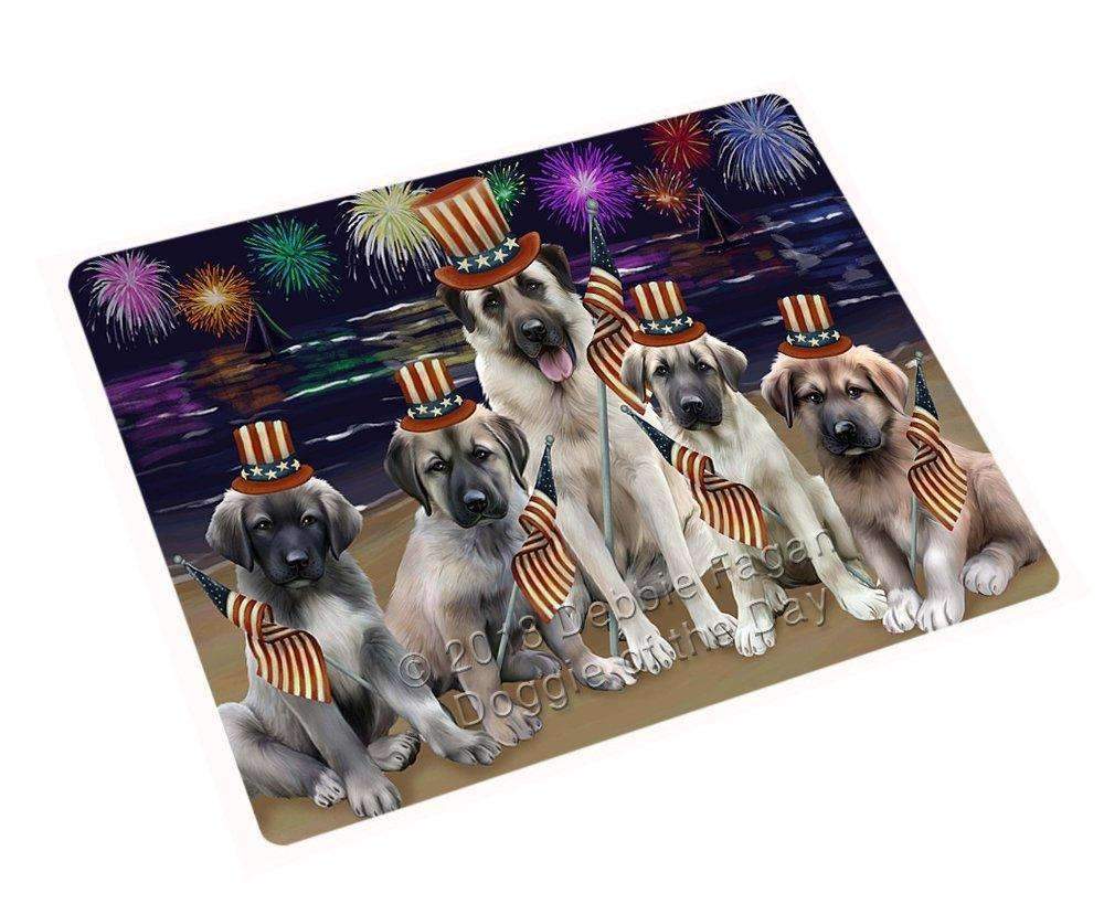 4Th Of July Firework Anatolian Shepherds Dog Blanket Blnkt49485