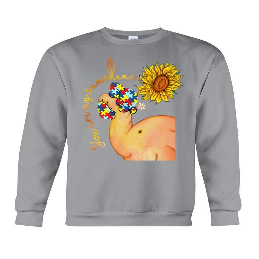 Autism Elephant- You Are My Sunshine Sweatshirt