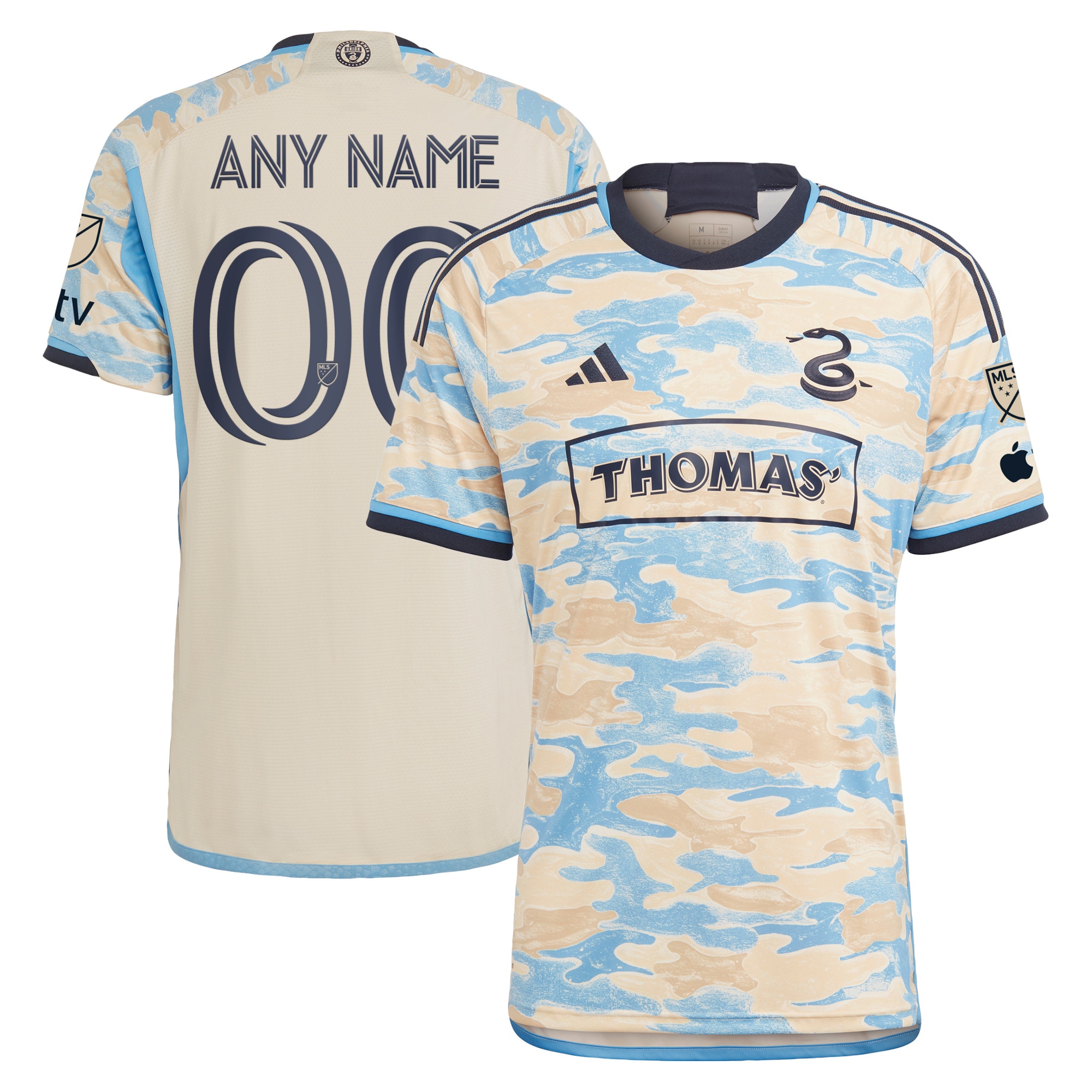 Philadelphia Union 2023 For Philly Authentic Custom Jersey – Tan