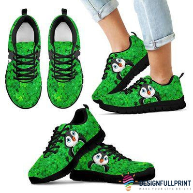 Irish Gift Idea Shenanigans Green Penguin Patrick Penguin Shoes Penguin Sneakers Lh Patrick Shoes Irish Shoes Penguin Shoes Mens