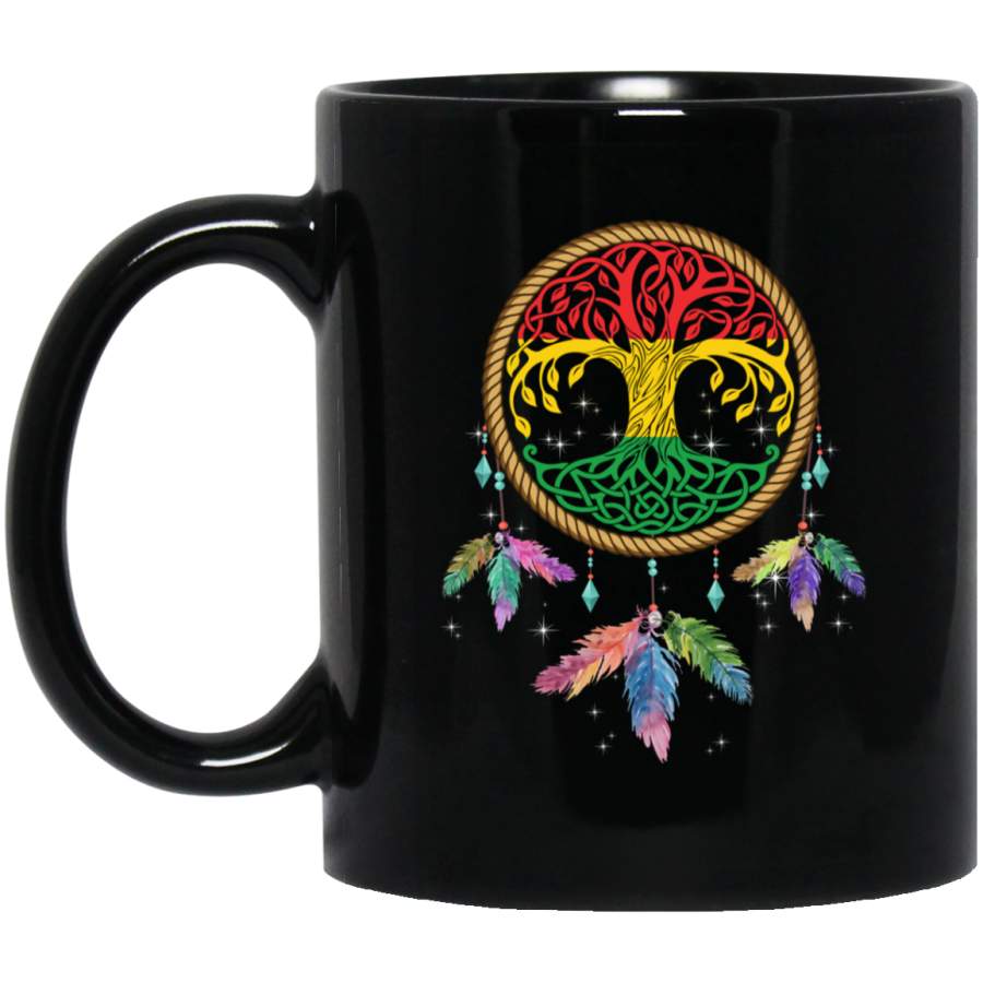 African American Coffee Mug Dreamcatcher Of Africa 11oz – 15oz Black Mug