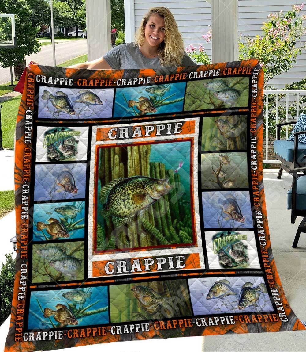 Crappie Fish Like 3D Quilt Blanket 1213