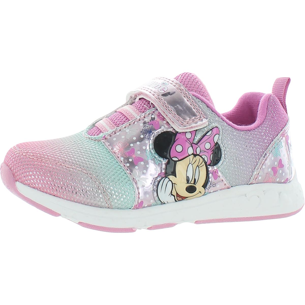 Minnie Mouse Girls Metallic Slip On Light-Up Shoes POD Design By Facetotes Fashion Design by Facetotes Fashion