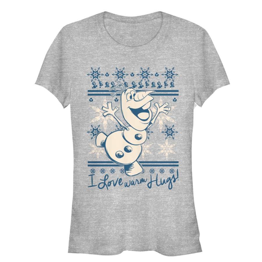 Frozen Junior’s Christmas Warm Hugs T-Shirt