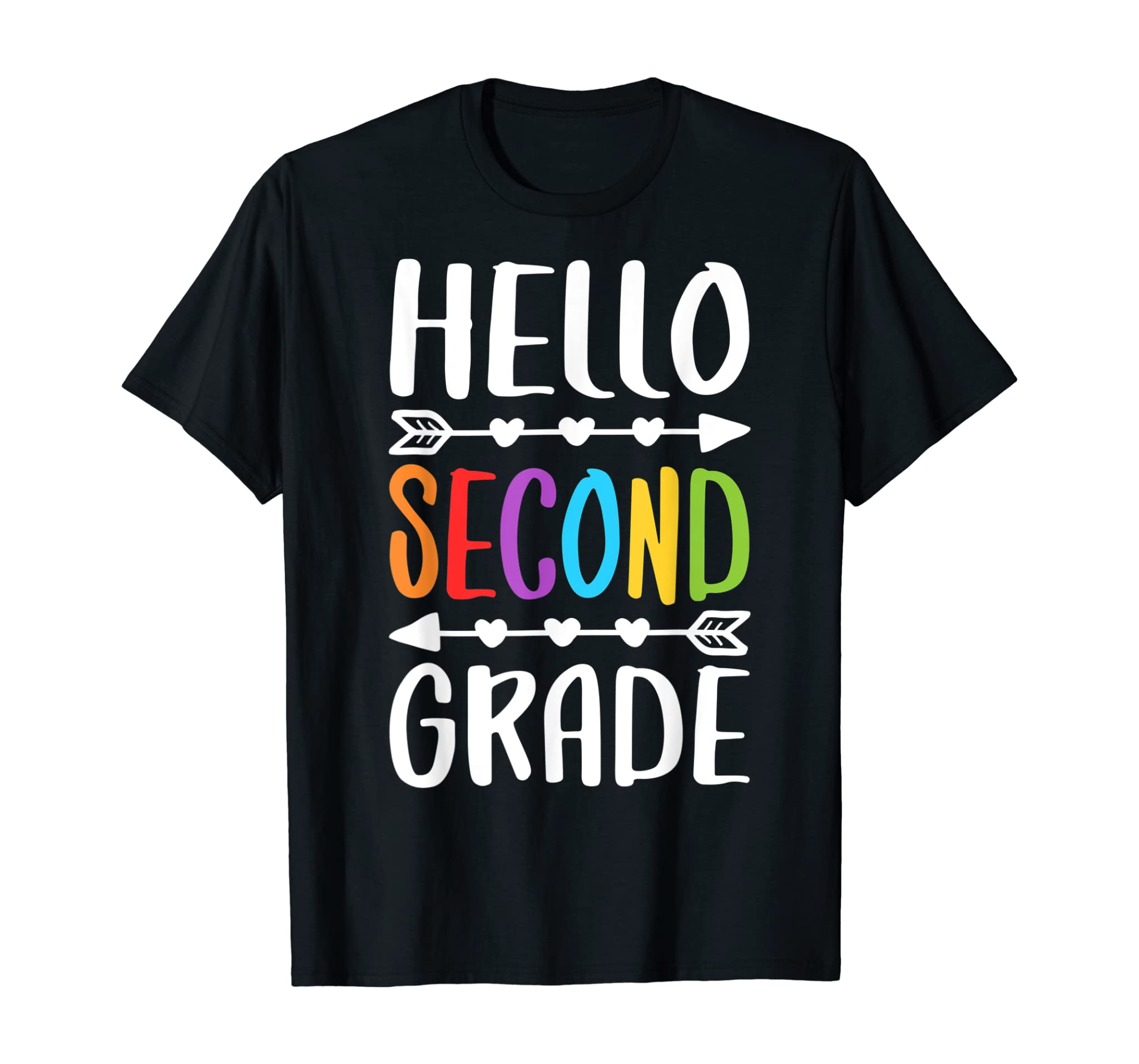 Hello Second Grade T-Shirt 2nd Grade Teacher Student Gift T-Shirt