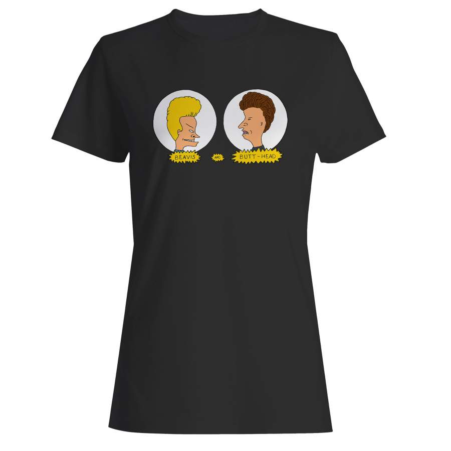 Beavis And Butthead Hair Skull Woman’s T-Shirt