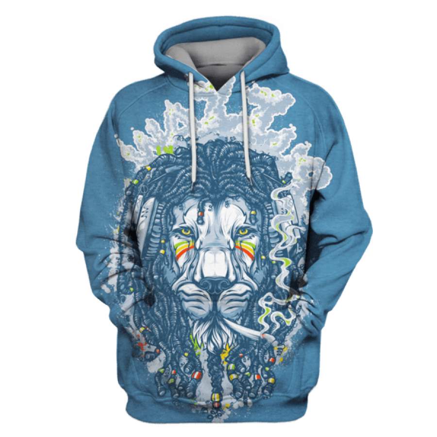 The Rasta Lion Hoodies – T-Shirts Apparel