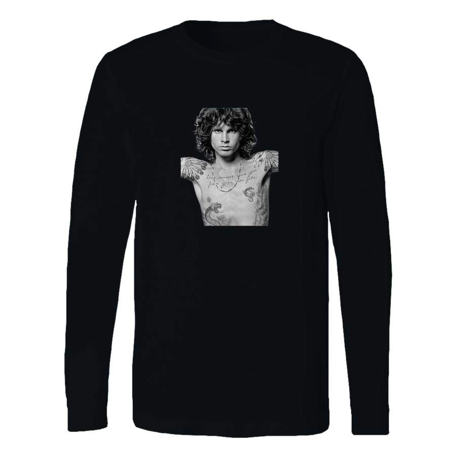 Jim Morrison Tattoo Long Sleeve T-Shirt