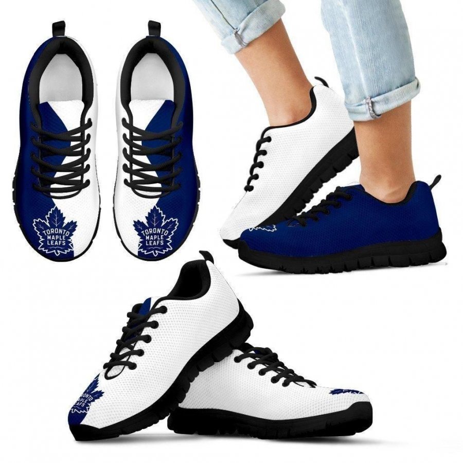 Two Colors Trending Lovely Toronto Maple Leafs Sneakers #181