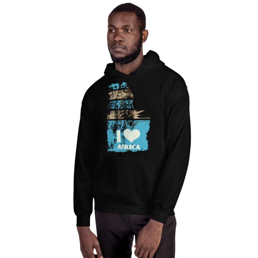 I Love Africa Men’s Hoodie