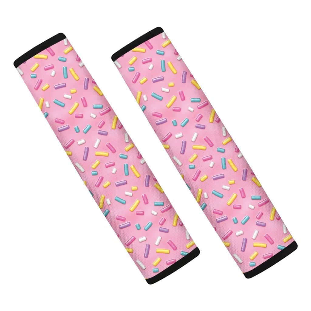 Cute Candy Pattern Print Car Seat Belt Covers