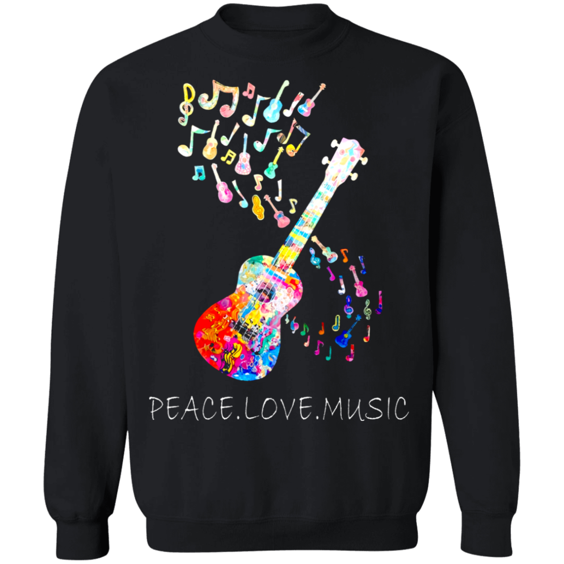 Hippie60S Peace Love Music Guitar Hi …