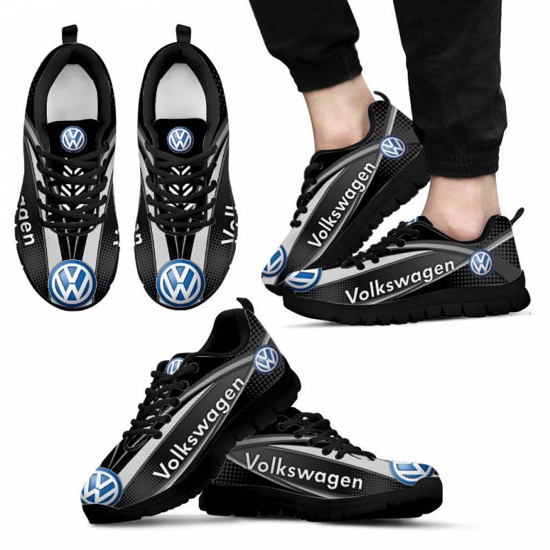 3D Printed Volkswagen NTA Sneakers Ver 3 For Men & Women (Black)