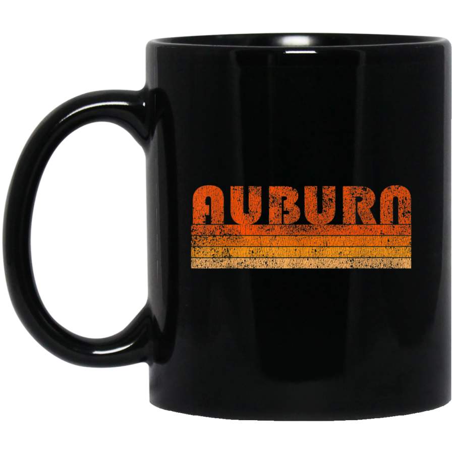 Vintage Retro Auburn Alabama Mug 11 oz 15 oz Black Mug