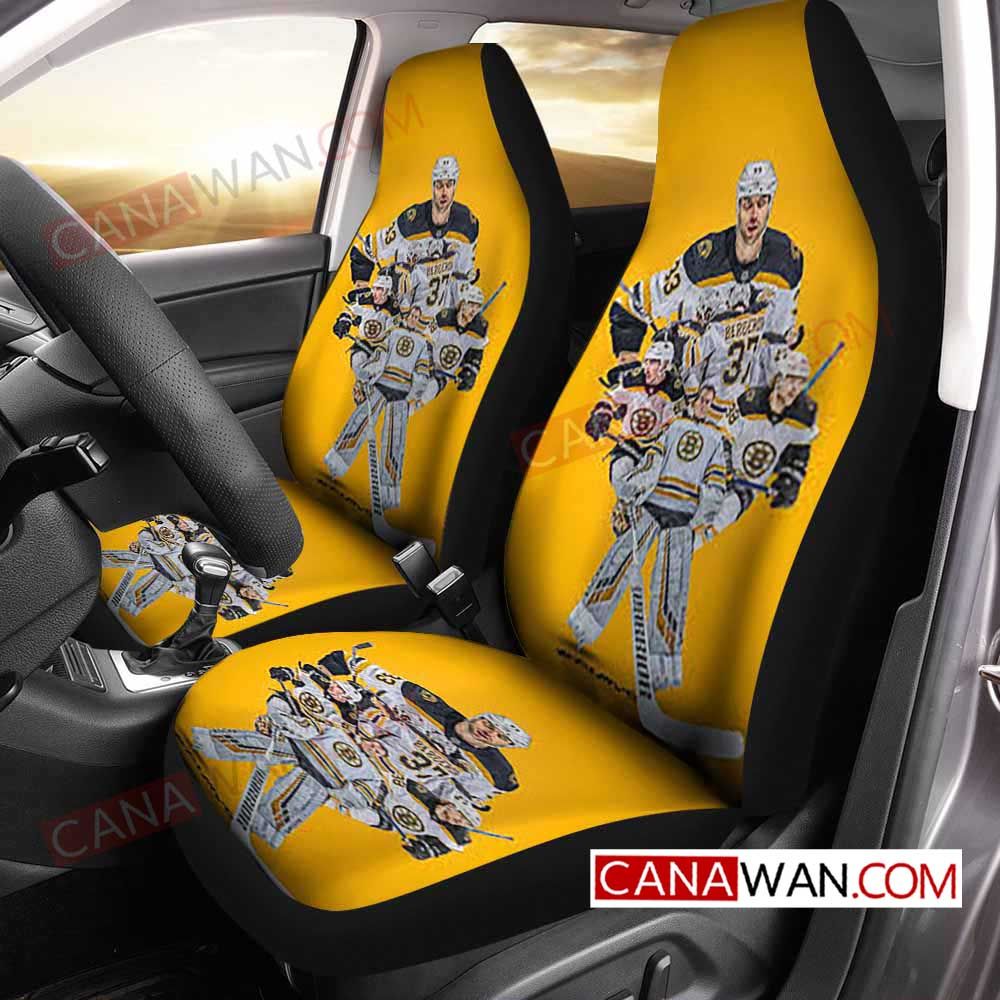 Boston Bruins Style395 3D Customized Personalized Car Seat Cover