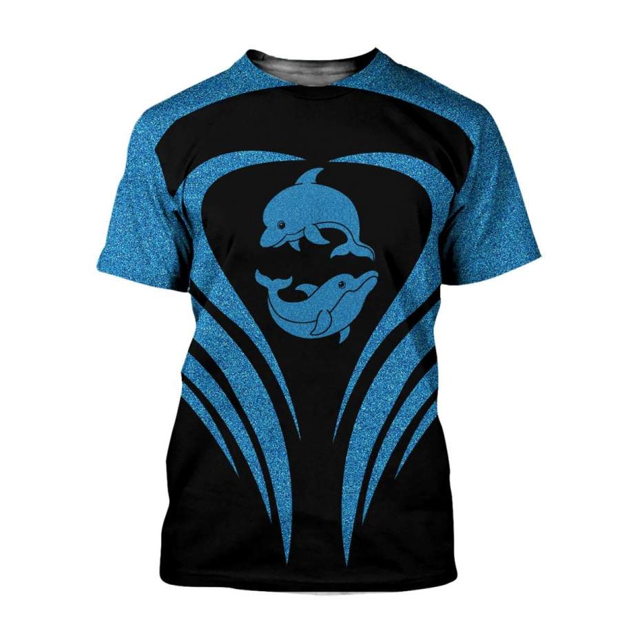 Dolphins 3D All Over Printed Shirts For Men And Women 03