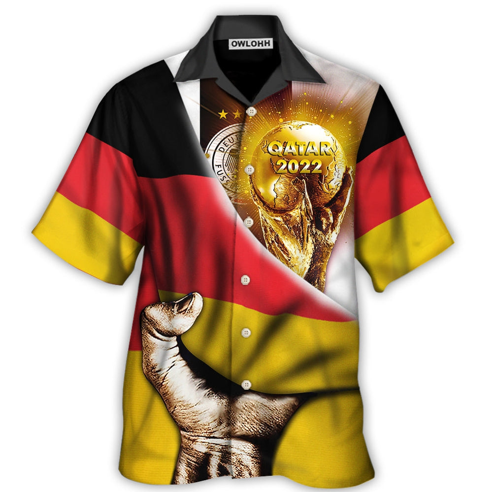 World Cup Qatar 2022 Germany Will Be The Champion Flag Vintage – Hawaiian Shirt  – Owl Ohh