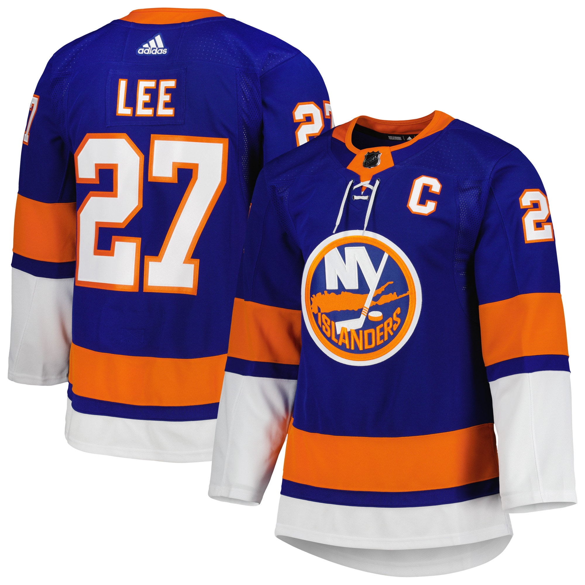 Men's New York Islanders Anders Lee adidas Royal Home Primegreen Authentic Pro Player Jersey